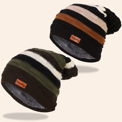 HUPSHY Beanie Cap(Pack of 2)