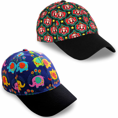 Knotyy Printed Snapback Cap Cap(Pack of 2)