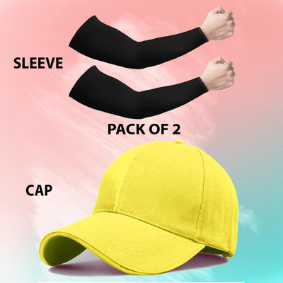 ALAMOS Solid Sports/Regular Cap Cap(Pack of 2)