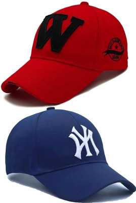 ILLARION TREND Self Design Sports/Regular Cap Cap(Pack of 2)