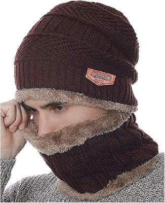 INFISPACE Solid Beanie Cap(Pack of 2)