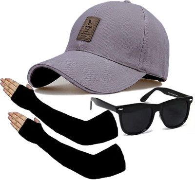 CLASSYMAESSI Self Design Sports/Regular Cap Cap(Pack of 3)