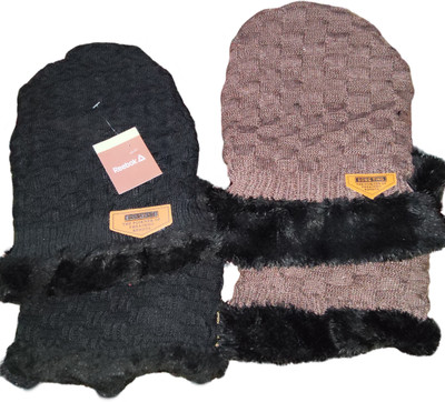 Arvinjohn Solid Beanie Cap(Pack of 4)