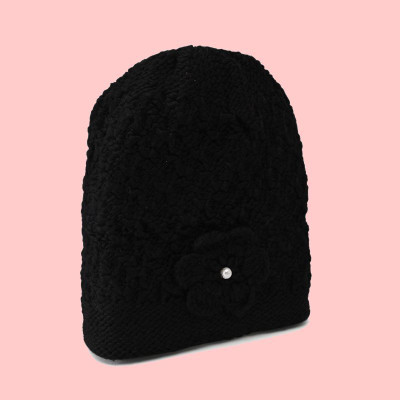 TRUE INDIAN Self Design, Solid, Woven Beanie Cap