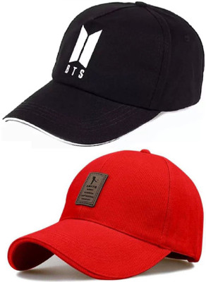 MONI FIY Self Design Sports/Regular Cap Cap(Pack of 2)