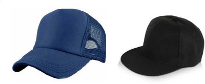 EDENSCOPE Solid Sports/Regular Cap Cap(Pack of 2)