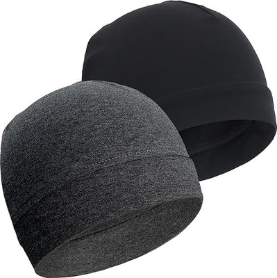 KD HSOEIRY Solid Skull Cap Cap(Pack of 2)