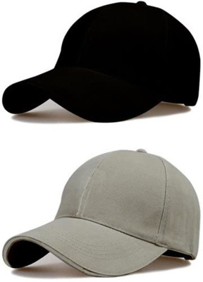 Adorazone Solid Sports/Regular Cap Cap(Pack of 2)