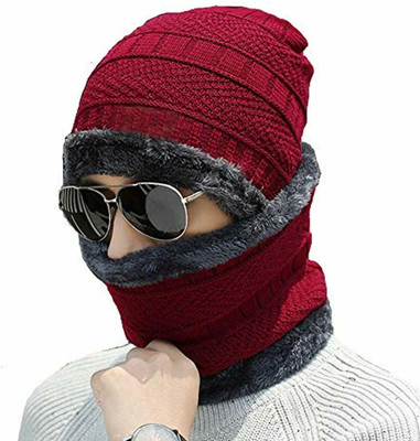 Flipstar Solid Beanie Cap(Pack of 2)