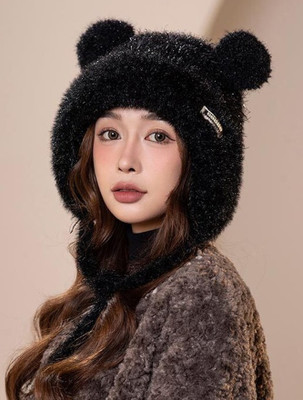 FASHIONIO Solid Beanie Cap
