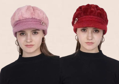 GLAMHOOD Visor Cap Cap(Pack of 2)