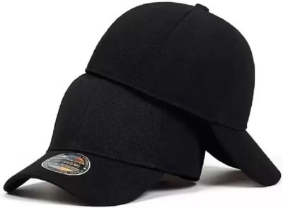 ELRINZA Solid, Self Design, Woven Sports/Regular Cap Cap