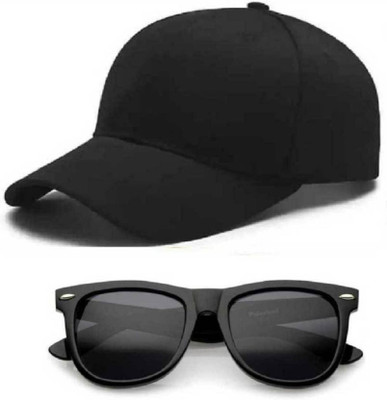 Welim Solid, Self Design Sports/Regular Cap Cap(Pack of 2)