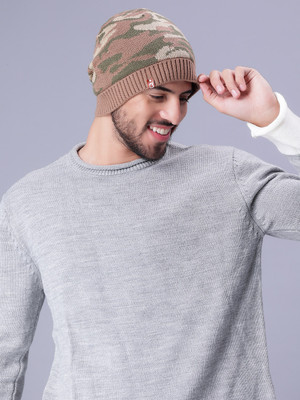 Bharatasya Self Design Beanie Cap