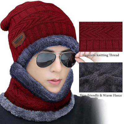 Paryag Beanie Cap(Pack of 2)