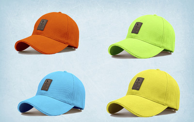 Evanden Self Design Sports/Regular Cap Cap(Pack of 4)