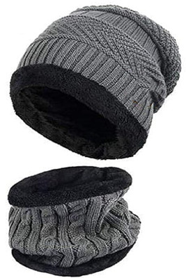 KALKA HOSIERY Solid Beanie Cap