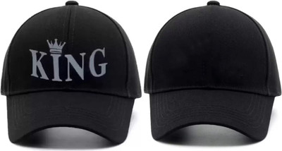 FD FLORIDA Printed, Solid, Self Design Sports/Regular Cap Cap(Pack of 2)