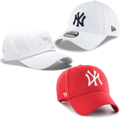 ILLARION Solid, Self Design, Embroidered Sports/Regular Cap Cap(Pack of 3)