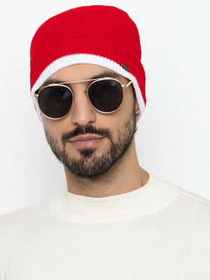 AMOLDO Self Design Beanie Cap