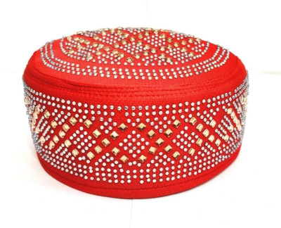 ashraficaps Solid Skull Cap Cap