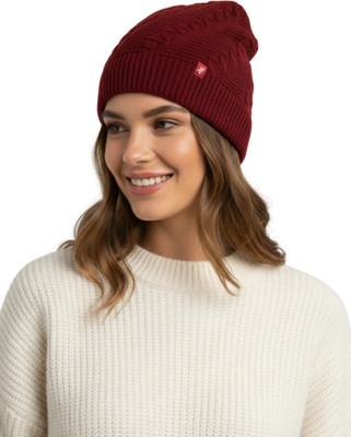 iSweven Woven, Solid Beanie Cap