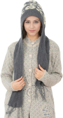 trendbite Self Design Beanie Cap