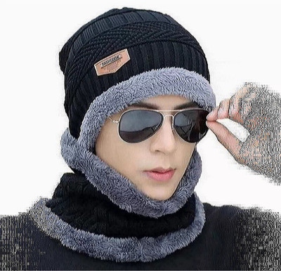 Red Ballons Woven Beanie Cap(Pack of 2)