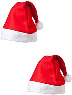 TrendingBazzar Solid Santa Cap Cap(Pack of 2)