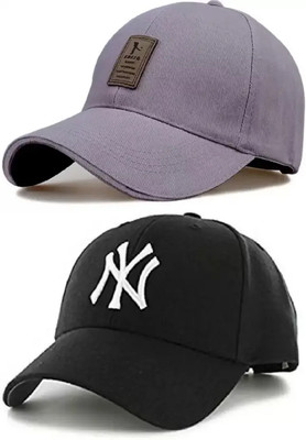 FLEXCYCAP Embroidered, Solid, Self Design Sports/Regular Cap Cap(Pack of 2)