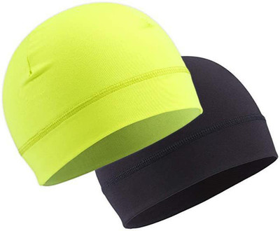 PAROPKAR Solid Skull Cap Cap(Pack of 2)