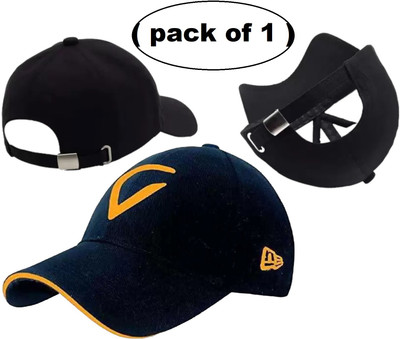 VIRAT Embroidered, Self Design, Applique Sports/Regular Cap Cap