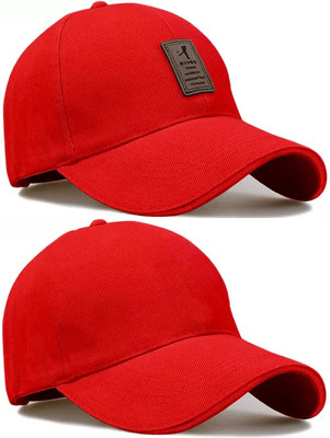Rozti Applique, Solid, Self Design Skull Cap Cap(Pack of 2)