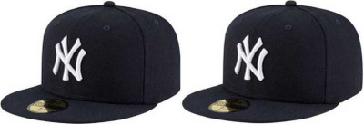 Dcmr Solid, Embroidered, Applique Snapback Cap Cap(Pack of 2)