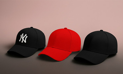 cap world Embroidered, Self Design, Solid Sports/Regular Cap Cap(Pack of 3)