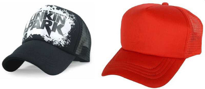 EDENSCOPE Solid, Printed, Self Design Sports/Regular Cap Cap(Pack of 2)