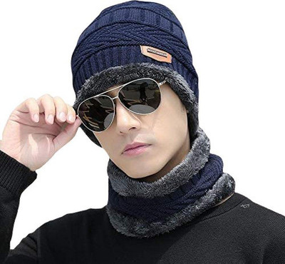 CLASSYMESSI Woven Beanie Cap