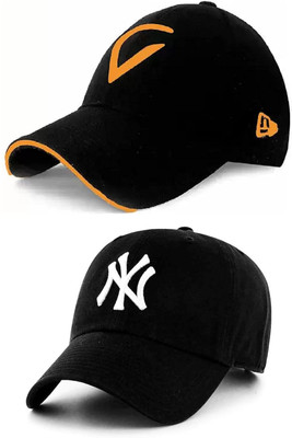 Eagean Embroidered Sports/Regular Cap Cap(Pack of 2)