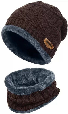 Winntressy Solid Beanie Cap(Pack of 2)