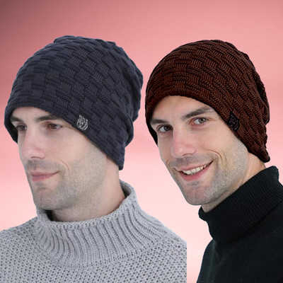 ALAMOS Beanie Cap(Pack of 2)
