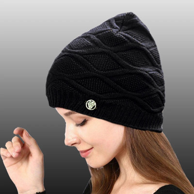 TRUE INDIAN Solid Beanie Cap
