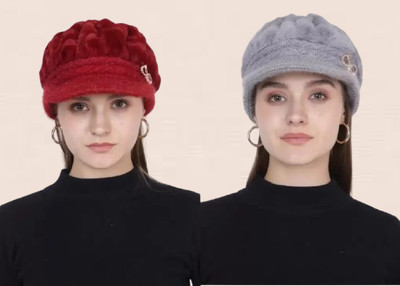 GLAMHOOD Visor Cap Cap(Pack of 2)