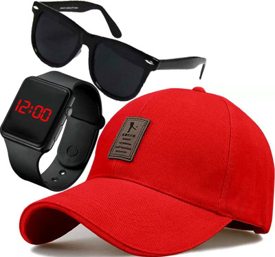 SPEQTA Solid Sports/Regular Cap Cap(Pack of 3)