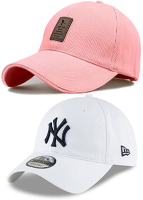 ILLEARION Solid, Self Design, Embroidered Sports/Regular Cap Cap(Pack of 2)