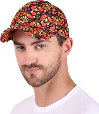 Knotyy Printed, Self Design, Solid Sports/Regular Cap Cap