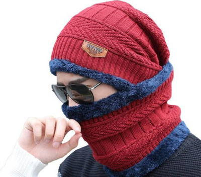 ELECTRIBLES Self Design Beanie Cap