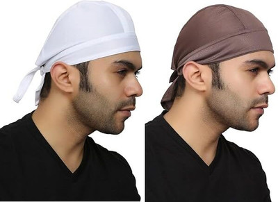 Tough Headwear Solid Skull Cap Cap(Pack of 2)