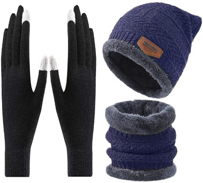 ZAUKY Solid Beanie Cap