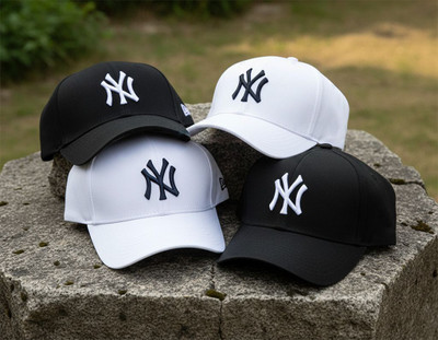 blutech Embroidered, Self Design, Solid Sports/Regular Cap Cap(Pack of 4)