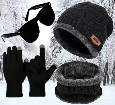 FD FLORIDA Beanie Cap(Pack of 3)